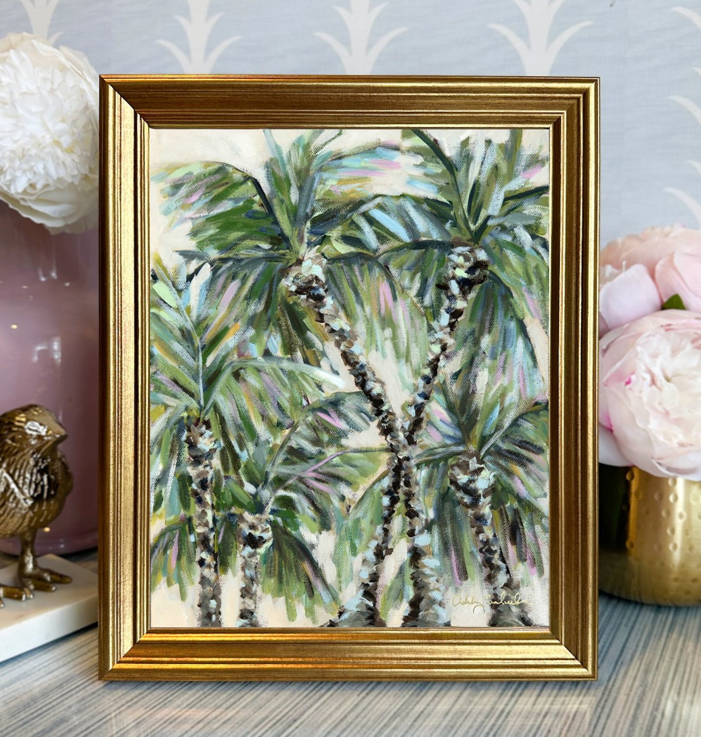 "Dancing Palms" Signature Canvas Print