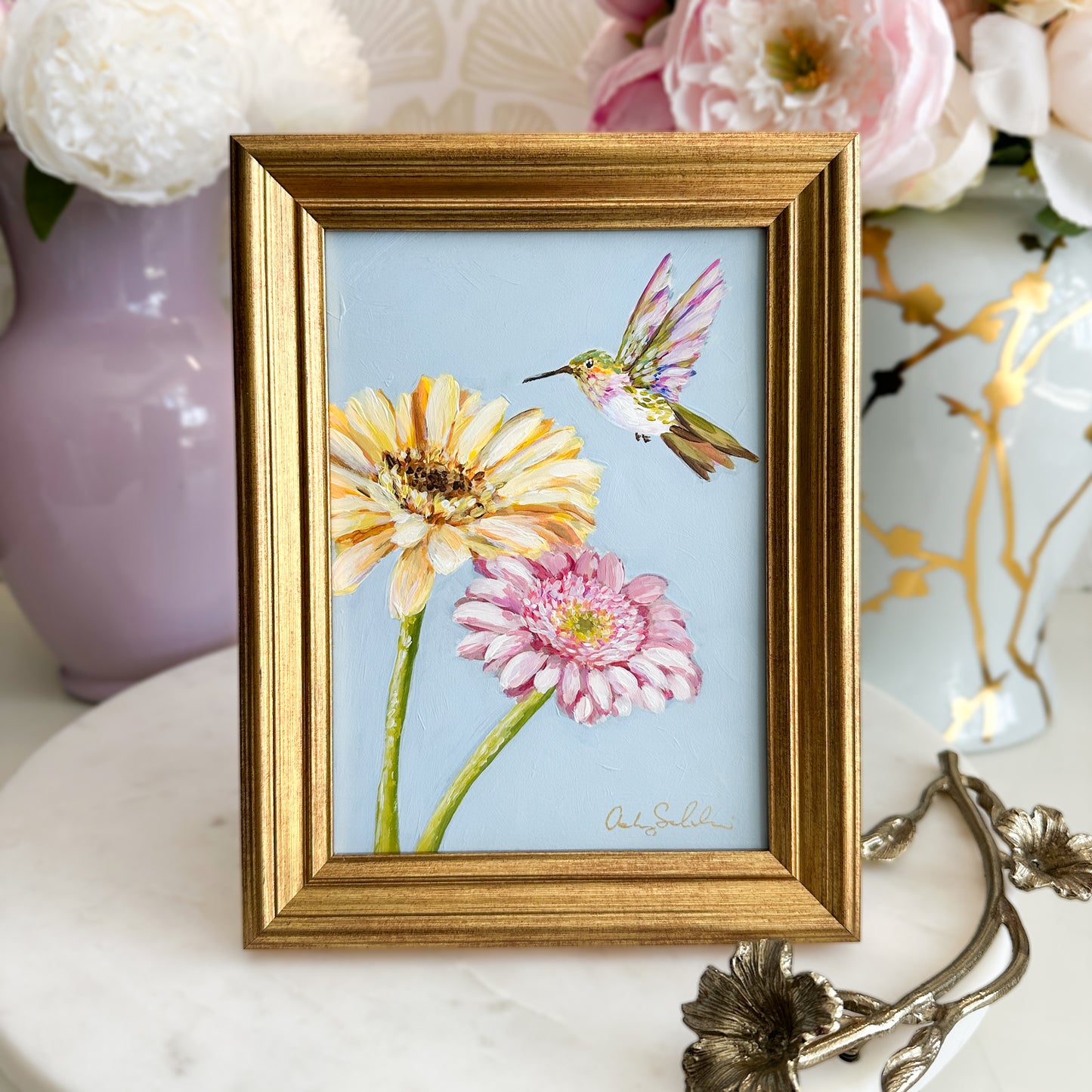 "Flutter" Signature Canvas Print