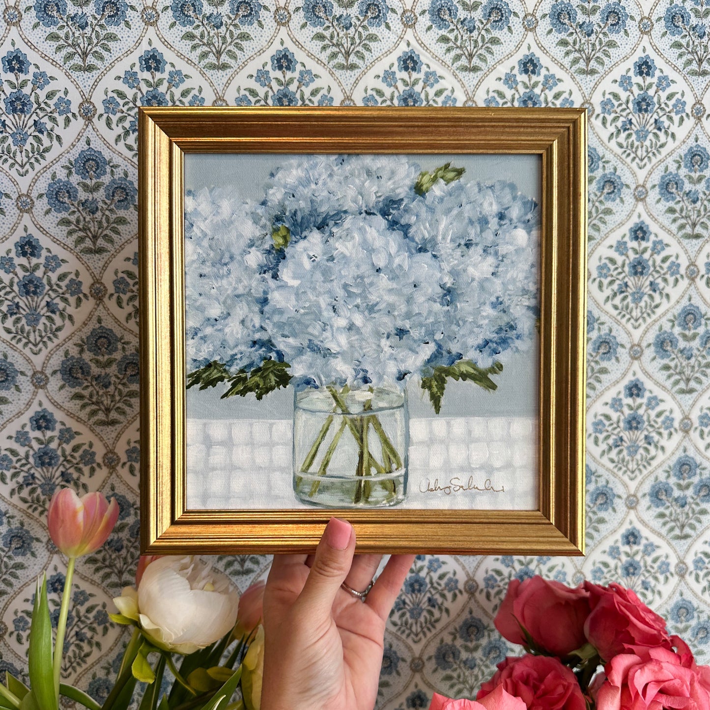 "Grace" Framed Canvas Print