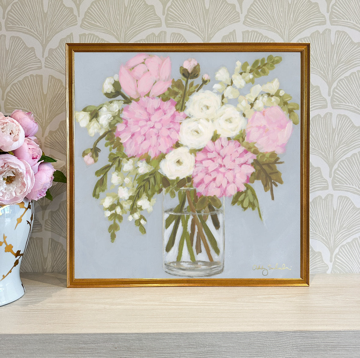 “Spring Fling" Framed Canvas Print