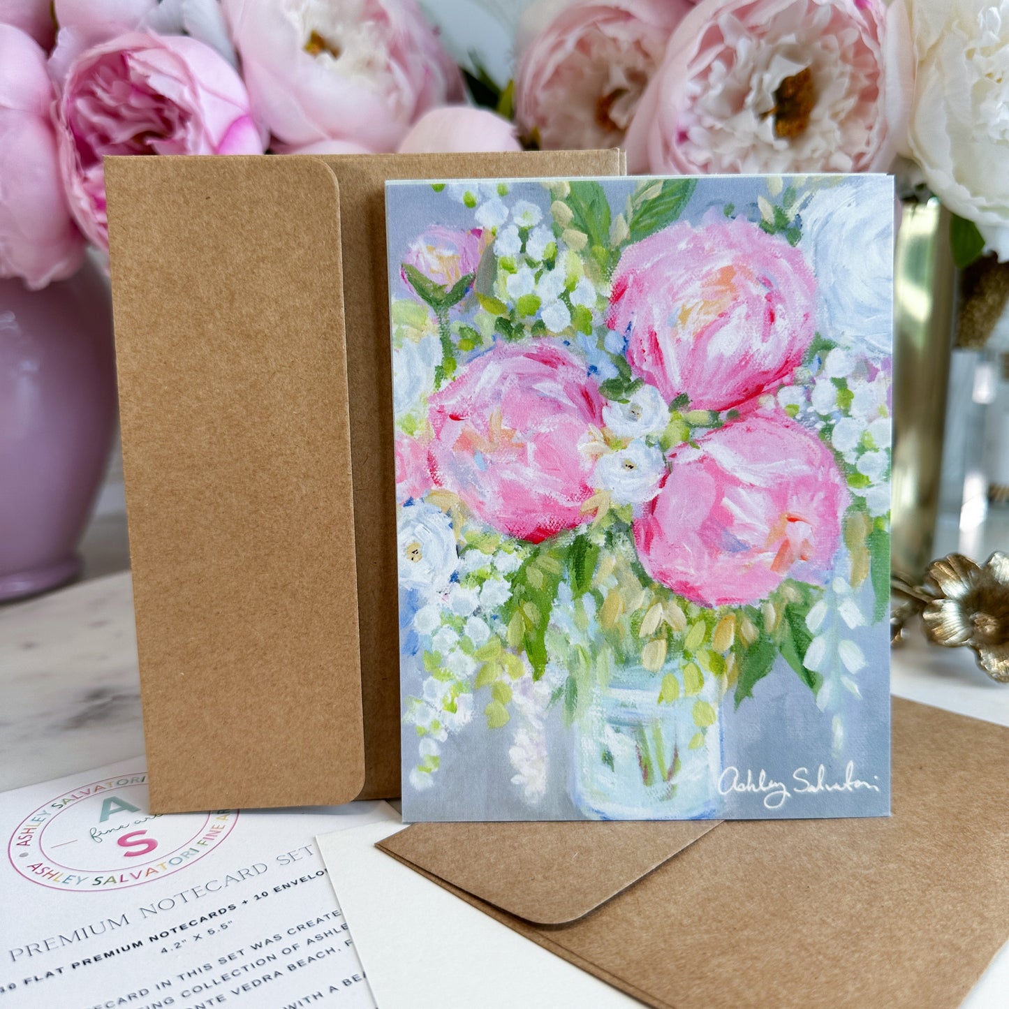 “In Love” Notecard Set of 10