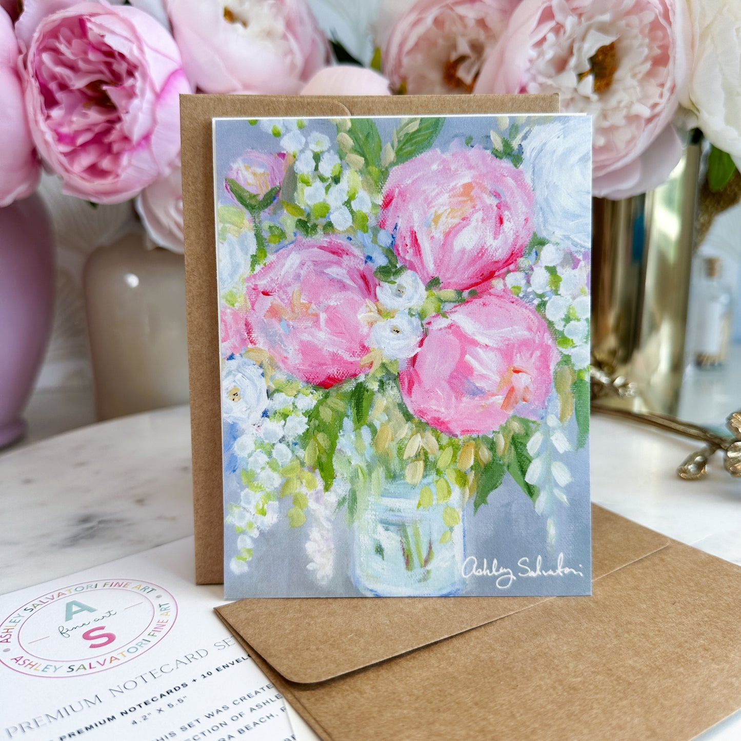 “In Love” Notecard Set of 10