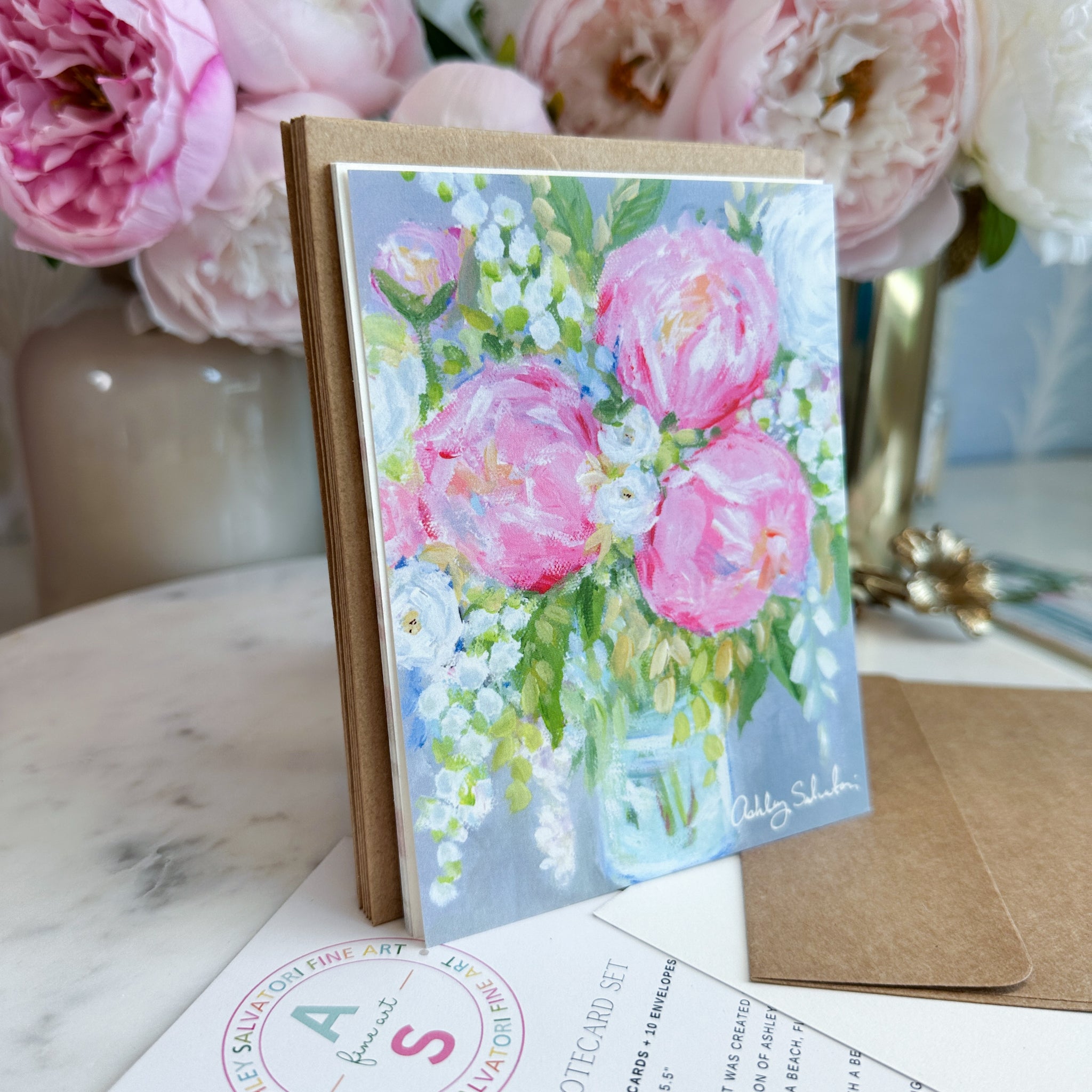 In Love” Notecard Set of 10 – Ashley Salvatori