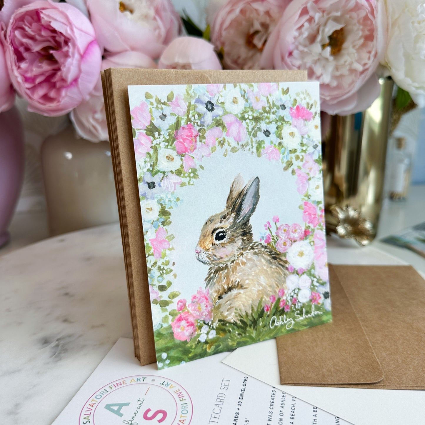 “Bun Bun’s Garden” Notecard Set of 10