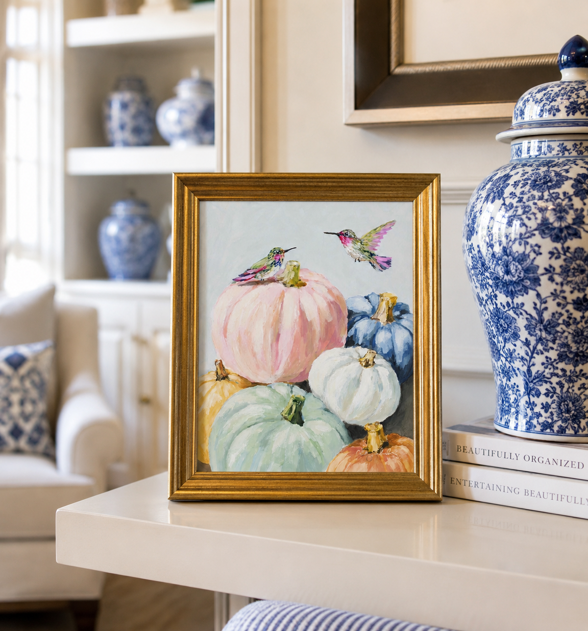 “By Your Side: Pumpkin Edition” Signature Canvas Print