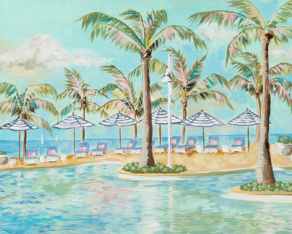 "Isla Bella" Unframed Canvas Print