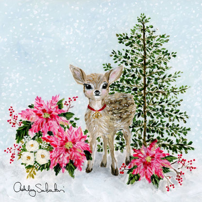 "Jingle" Framed Canvas Print