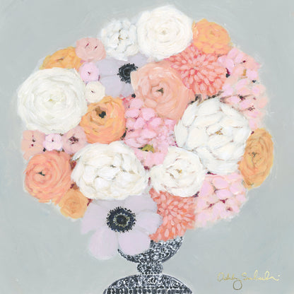 “Peaches and Cream” Framed Canvas Print