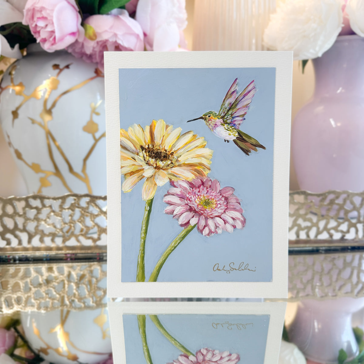 Flutter | Original Acrylic Painting – Framed