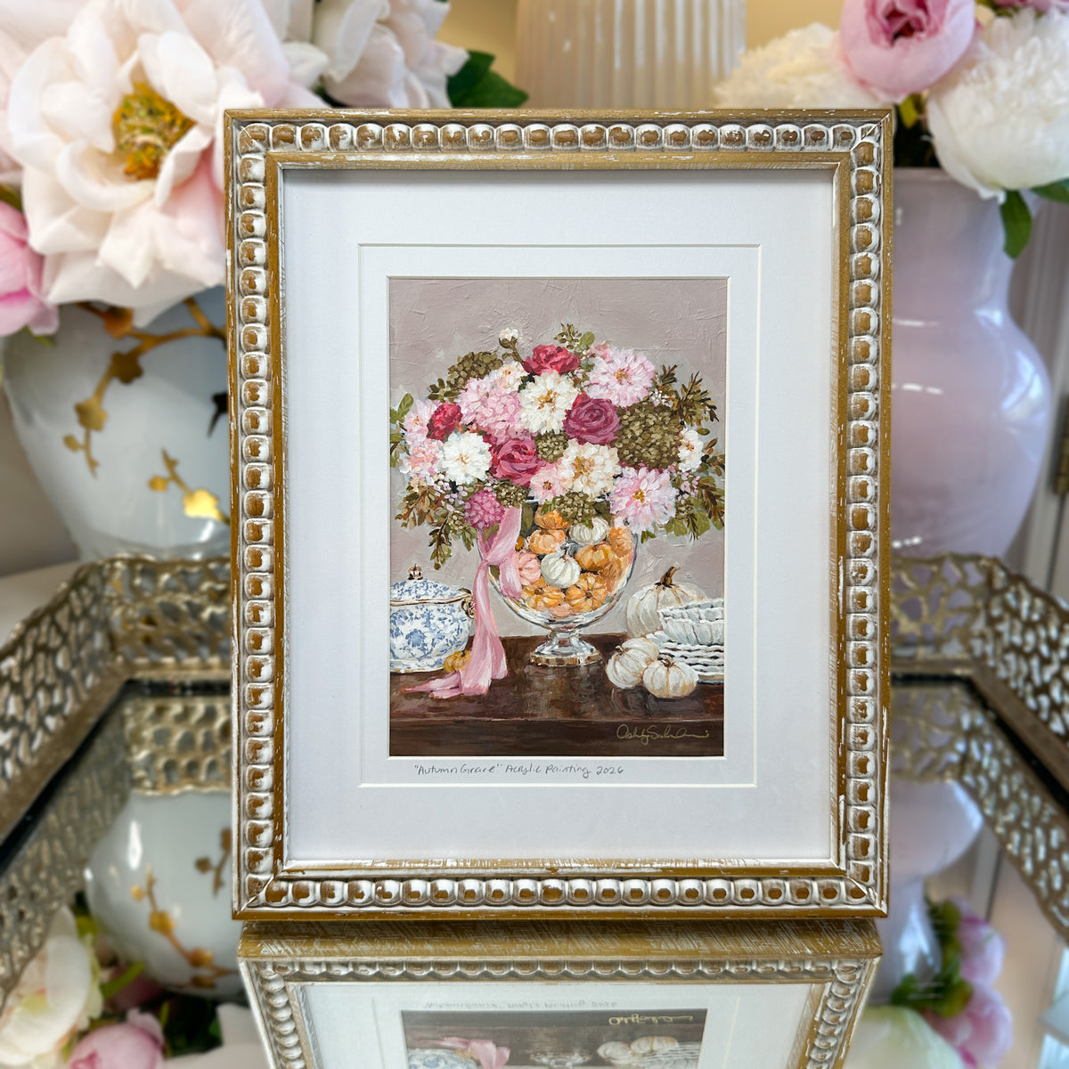 Autumn Grace | Original Acrylic Painting – Framed