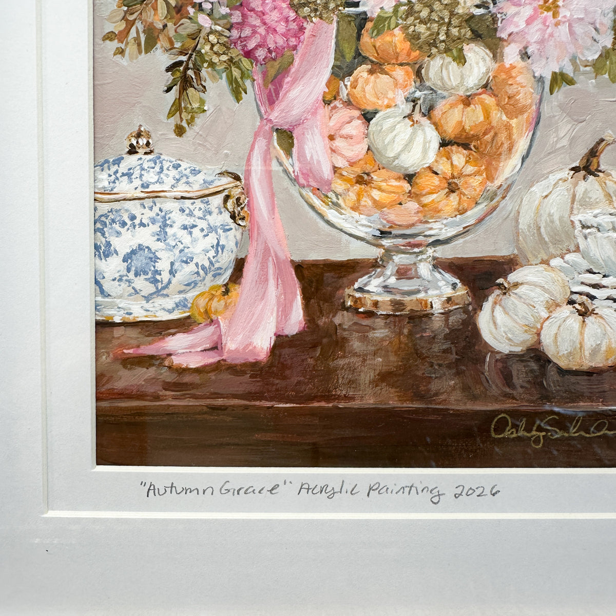 Autumn Grace | Original Acrylic Painting – Framed