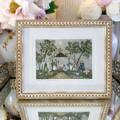 O Holy Night | Original Acrylic Painting – Framed