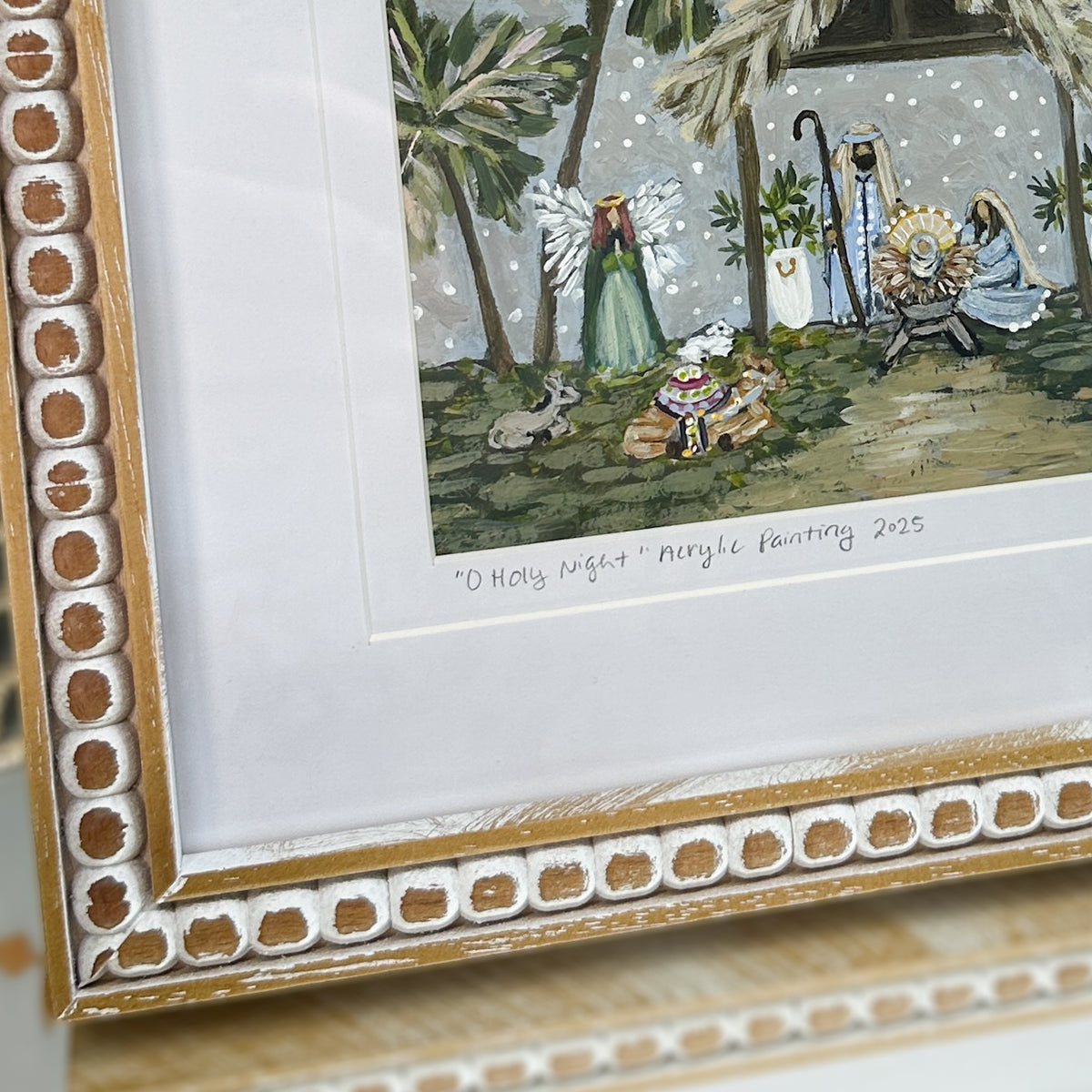 O Holy Night | Original Acrylic Painting – Framed