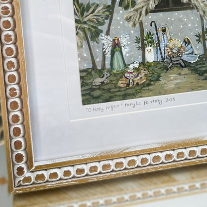 O Holy Night | Original Acrylic Painting – Framed