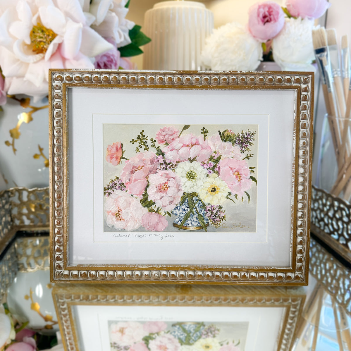 Gathered | Original Acrylic Painting – Framed