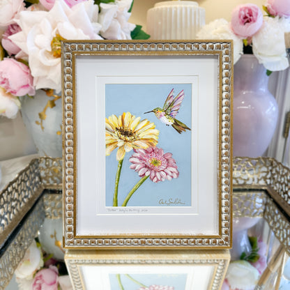 Flutter | Original Acrylic Painting – Framed