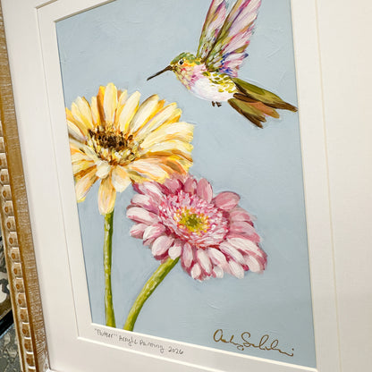 Flutter | Original Acrylic Painting – Framed