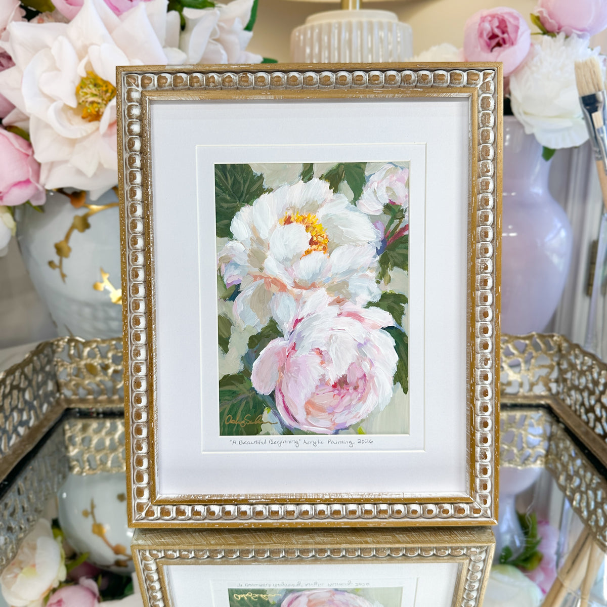 A Beautiful Beginning | Original Acrylic Painting – Framed
