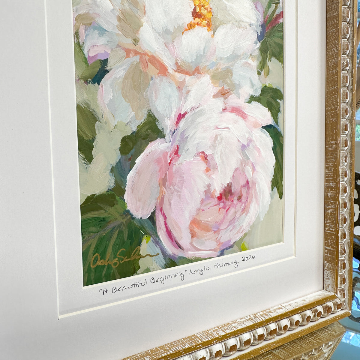 A Beautiful Beginning | Original Acrylic Painting – Framed