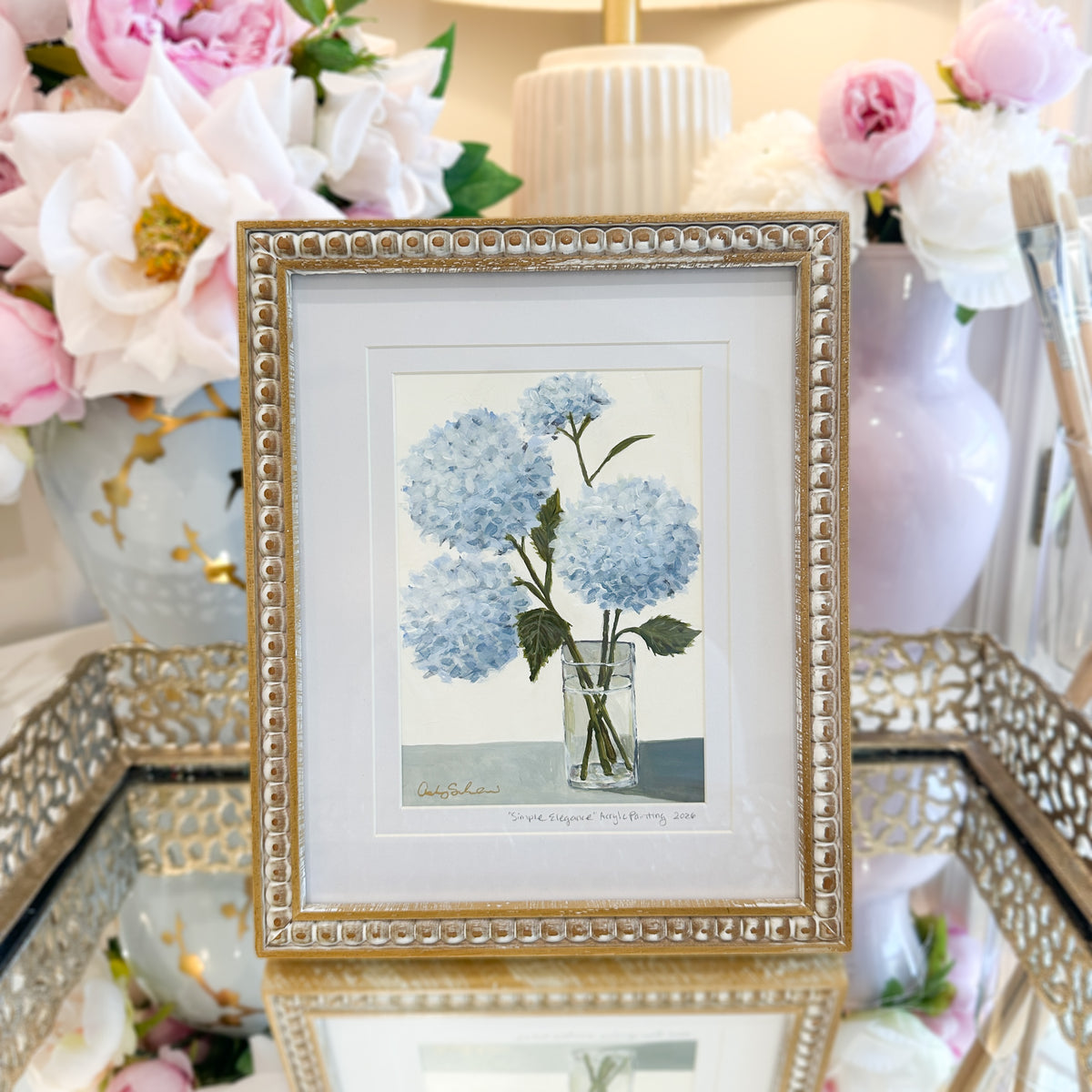 Simple Elegance | Original Acrylic Painting – Framed