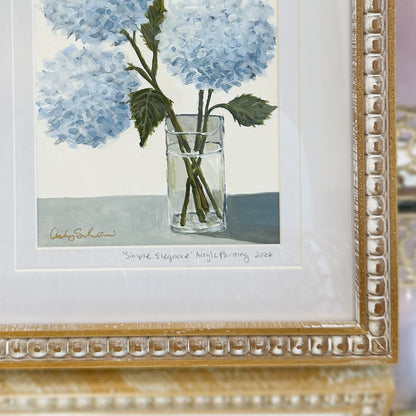 Simple Elegance | Original Acrylic Painting – Framed