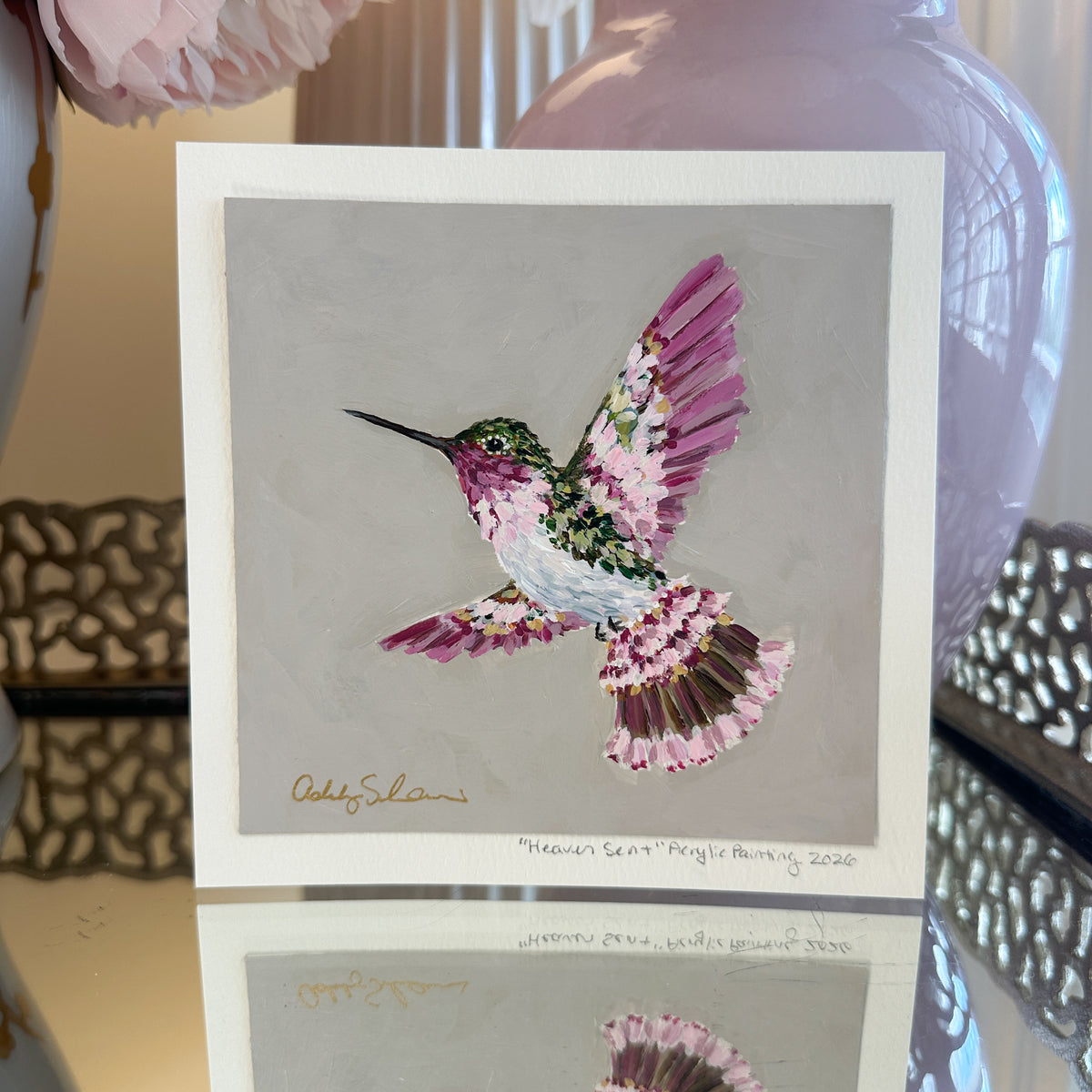 Heaven Sent | Original Acrylic Painting – Framed