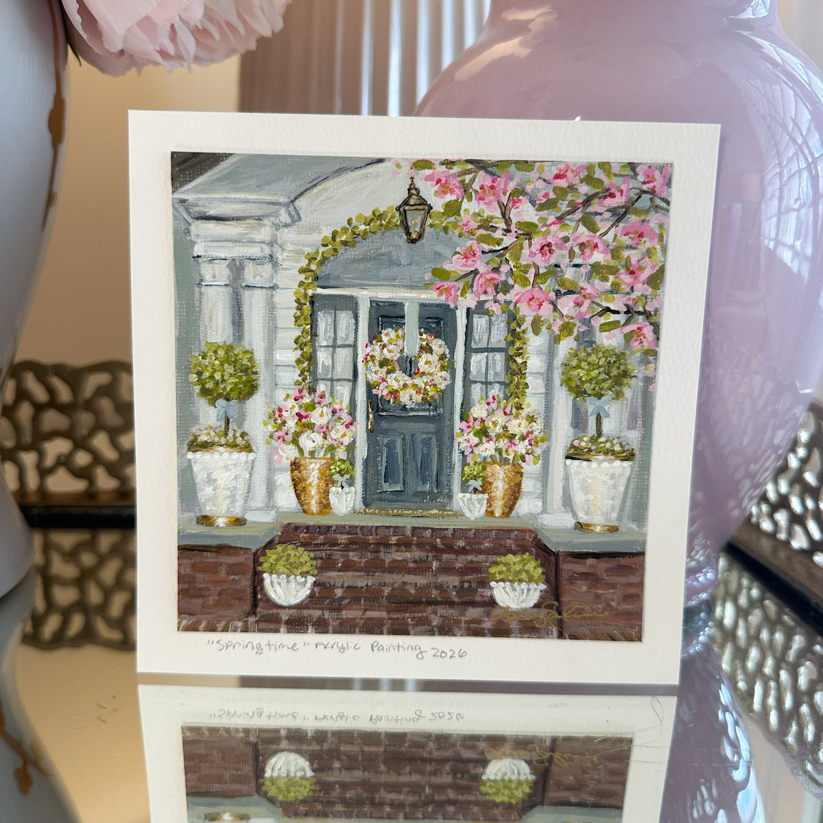 Springtime | Original Acrylic Painting – Framed