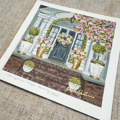 Springtime | Original Acrylic Painting – Framed