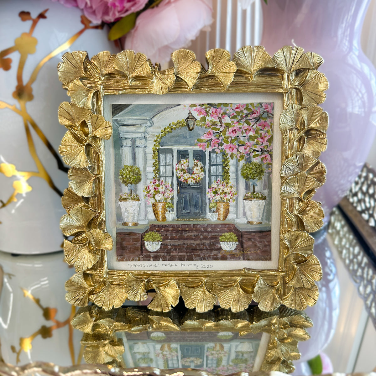 Springtime | Original Acrylic Painting – Framed