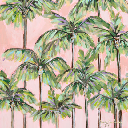 "Pretty Little Palms" Unframed Canvas Print