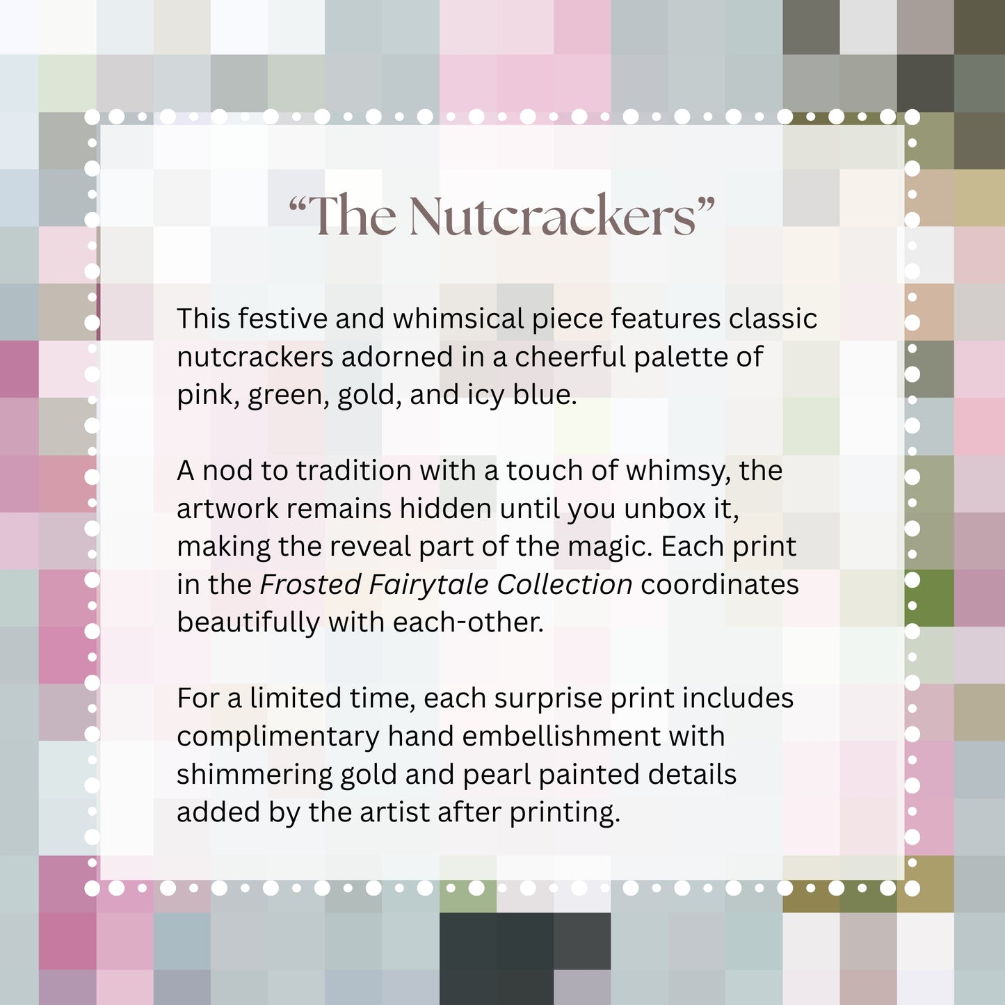 “The Nutcrackers" Framed Surprise Holiday Reveal