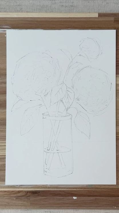 Hydrangea Paint Along Kit