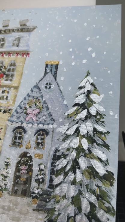 "Snowflake Village" Fine Art Print