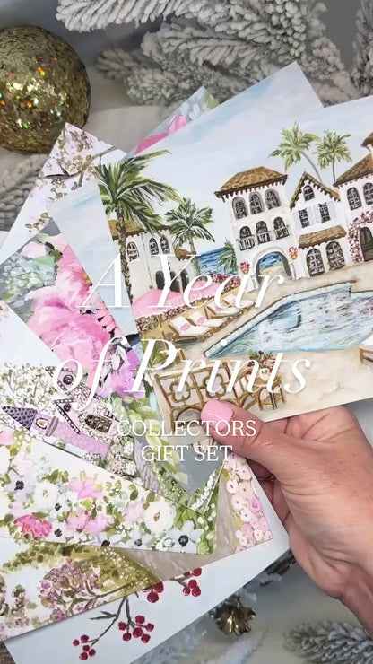 A Year of Prints — Collector’s Gift Set of 12 Fine Art Prints
