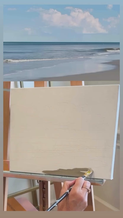 "Ocean Bliss" Unframed Canvas Print